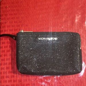 Black and Silver Michael Kors Wallet